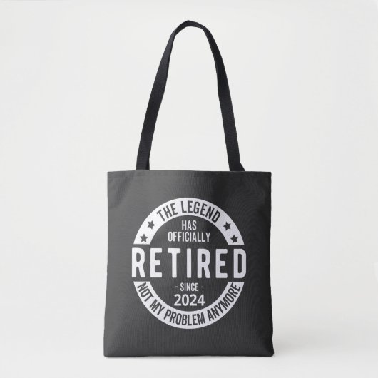 Lustiger Ruhestand 2024 Tasche (Vorderseite)