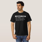 Lustiger Ruhestand des Ehemanns T-Shirt (Vorne ganz)