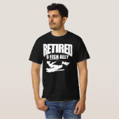 lustiger Ruhestand eines Fischers T-Shirt (Vorne ganz)