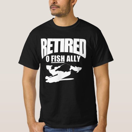 lustiger Ruhestand eines Fischers T-Shirt (Vorderseite)