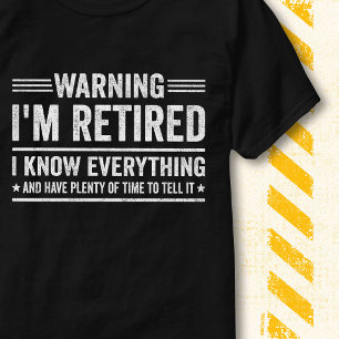 Lustiger Ruhestand Für Männer Frauen Glücklich Ich T-Shirt