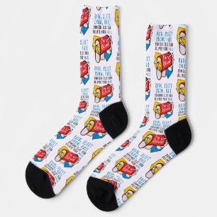 Lustiger Ruhestand für Postboten Ich bin im Ruhest Socken