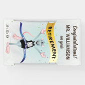 Lustiger Ruhestand Hamsterrad Banner (Horizontal)
