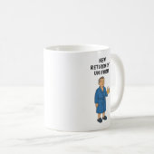Lustiger Ruhestand Kaffeetasse (VorderseiteRechts)