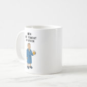 Lustiger Ruhestand Kaffeetasse (Vorderseite Links)