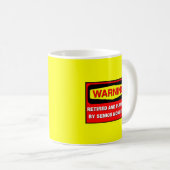 Lustiger Ruhestand Kaffeetasse (VorderseiteRechts)