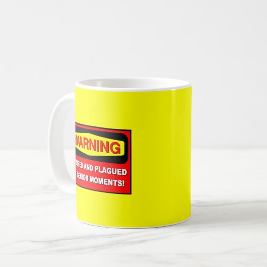 Lustiger Ruhestand Kaffeetasse (Vorderseite Links)