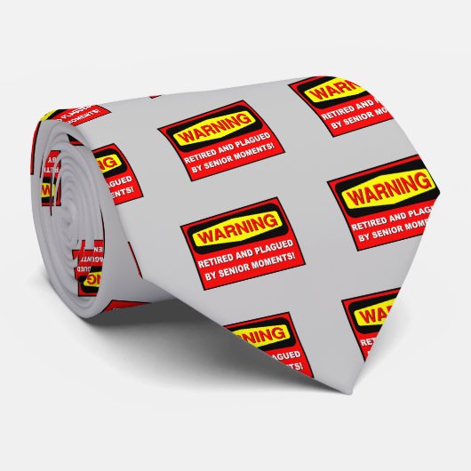 Lustiger Ruhestand Krawatte (Gerollt)