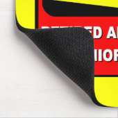 Lustiger Ruhestand Mousepad (Ecke)