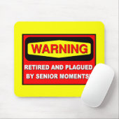 Lustiger Ruhestand Mousepad (Mit Mouse)