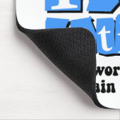 Lustiger Ruhestand Mousepad (Ecke)