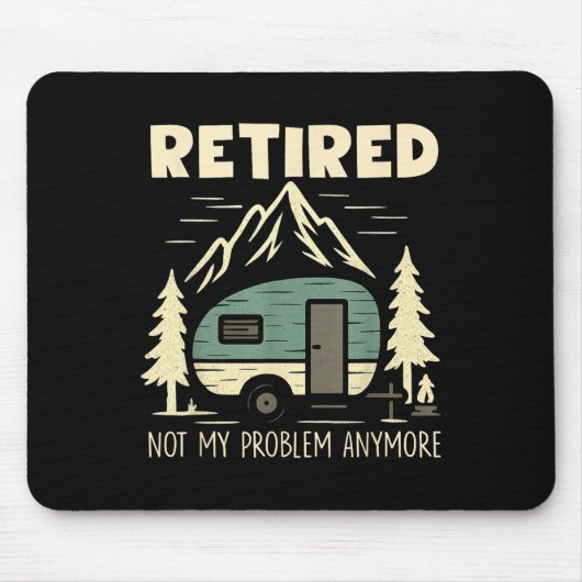 Lustiger Ruhestand Nicht Mehr Mein Problem Ruhestä Mousepad (Vorne)