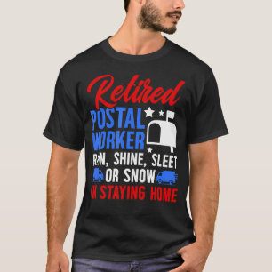 Lustiger Ruhestand Postbeamter Ruhestand Postbote T-Shirt