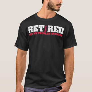 Lustiger Ruhestand Ruheständler Feuerwehrmann Feue T-Shirt
