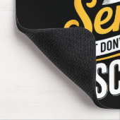 Lustiger Ruhestand Senioren Spruch  Mousepad (Ecke)