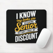 Lustiger Ruhestand Senioren Spruch  Mousepad (Mit Mouse)