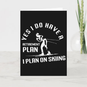 Lustiger Ruhestand Skifahren  Karte