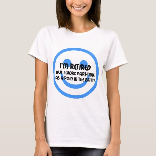 Lustiger Ruhestand T-Shirt (Vorderseite)