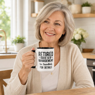 Lustiger Ruhestand unter neuer Leitung Tasse
