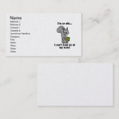 lustiger Ruhestand Visitenkarte (Vorne/Hinten)