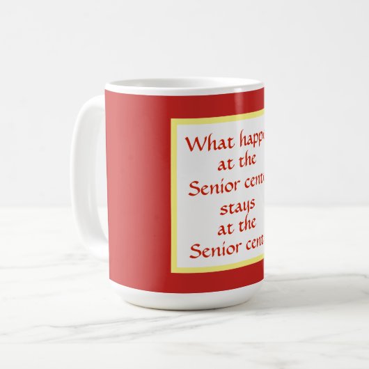 Lustiger Ruhestands-Becher Kaffeetasse (Vorderseite Links)