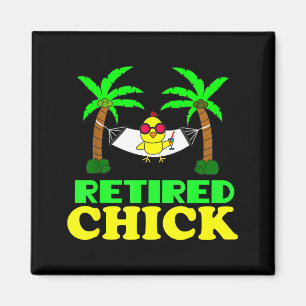 Lustiger Ruhestandshumor Geschenk für Rentnerparty Magnet