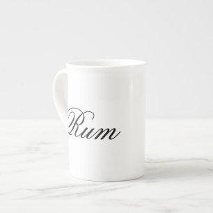 Lustiger Rum-Hipster-Humor-Kaffee-Tee-humorvoll Porzellantasse