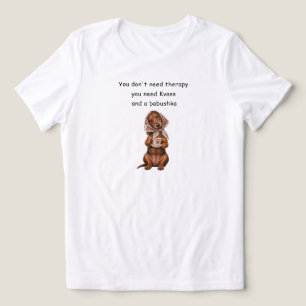 Lustiger russischer Humor Tri-Blend Shirt