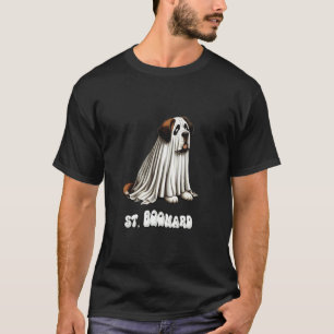Lustiger Saint Bernard Halloween-Geist, St. Boonar T-Shirt