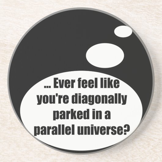 Lustiger Sandstein-Untersetzer Untersetzer (Vorne)