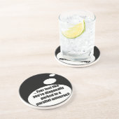 Lustiger Sandstein-Untersetzer Untersetzer (Seite)