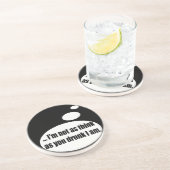 Lustiger Sandstein-Untersetzer Untersetzer (Seite)