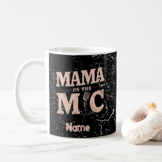 Lustiger Sänger Podcaster Karaoke DJ Muttertag Ges Kaffeetasse (Mit Donut)