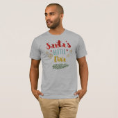 Lustiger Sankt kleines Shirt des Diva-Weihnachten| (Vorne ganz)