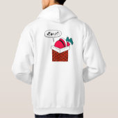 lustiger Santa Hoodie (Rückseite)