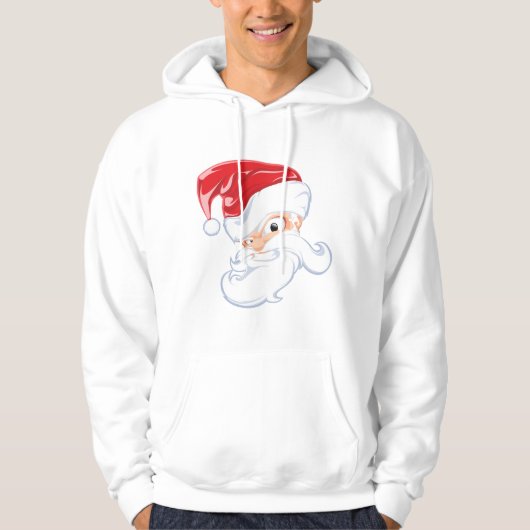 lustiger Santa Hoodie (Vorderseite)