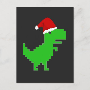 lustiger Santa-Trex Postkarte