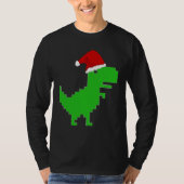 lustiger Santa Trex T-Shirt (Vorderseite)