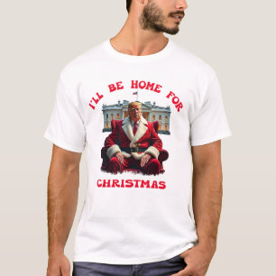 Lustiger Santa Trump Weihnachts-Pyjama-T-Shirt   B T-Shirt