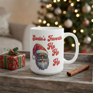 Lustiger Santas Lieblings-Weihnachtsmann Festlich Kaffeetasse