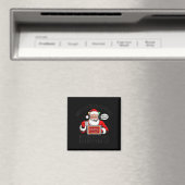 Lustiger Santa's Tech-Support Neustartung Weihnach Magnet (In Situ (Geschirrspüler))