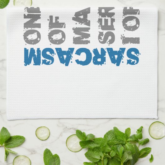 Lustiger Sarkasmus Handtuch (Gefaltet)