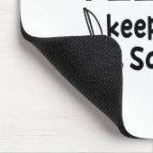 Lustiger sarkastischer Angelspaß hält mich gesund Mousepad (Ecke)