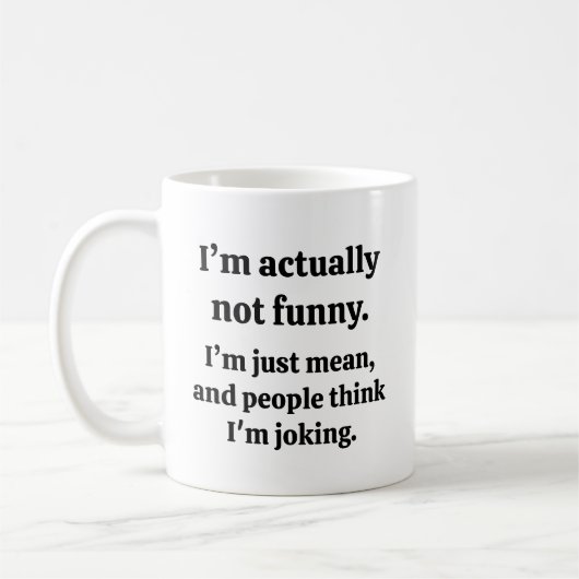 Lustiger sarkastischer Arbeitskollege Kaffeetasse (Links)