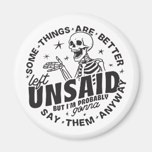 Lustiger sarkastischer Humor Magnet