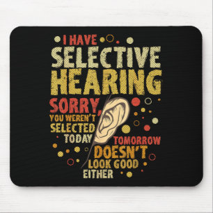 Lustiger sarkastischer Humor mit der Aussage Ich h Mousepad