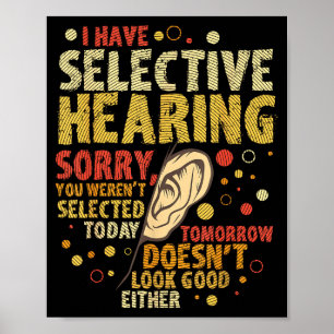 Lustiger sarkastischer Humor mit der Aussage Ich h Poster