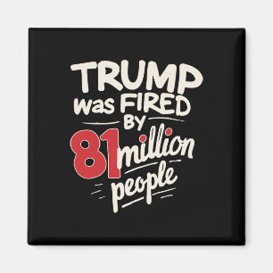 Lustiger sarkastischer Humor Trump wurde von 81 Mi Magnet