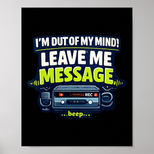 Lustiger sarkastischer humorvoller witziger Spruch Poster (Vorne)