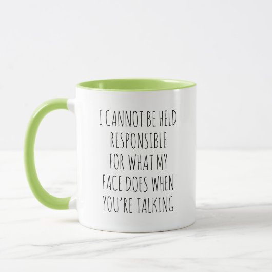 Lustiger sarkastischer Kaffeebecher als Geschenk f Tasse (Links)